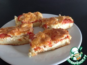 Рецепт Пирог с сыром и помидорами