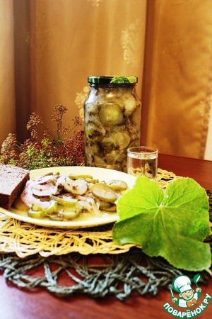 Рецепт Пряные огурцы (салат)