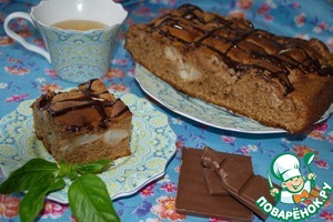 Рецепт Шоколадно-грушевый пирог