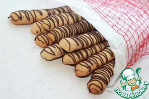 Рецепт Мандариново-ореховые палочки с шоколадом
