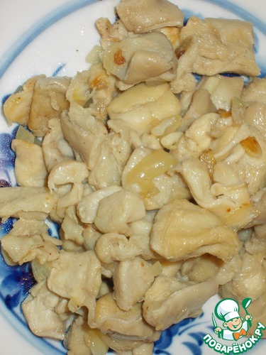 шампиньоны в маринаде из лимонного сока и коньяка