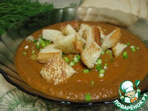 Рецепт Томатно-чечевичный суп-пюре