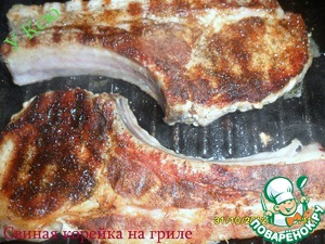 Рецепт Свиная корейка на гриле