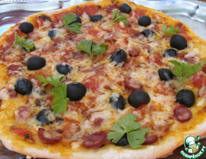 Рецепт: Итальянская пицца