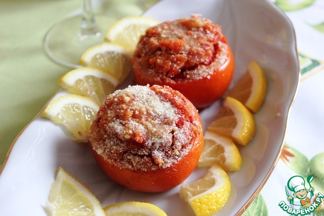 Рецепт запеченных помидоров, пригодный для вегетарианцев