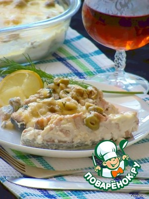 Рецепт Запеченная рыба с оливками