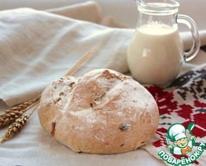 Рецепт Гречишный хлеб с изюмом и орехами