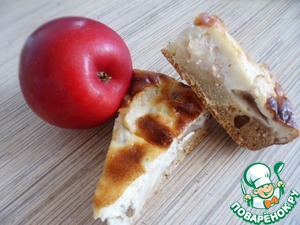 Рецепт Яблочный пирог с сырным суфле
