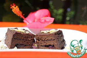 Рецепт Шоколадное пирожное с черникой