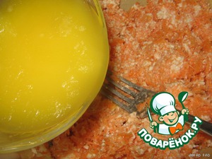 Морковно-творожное печенье с корицей и изюмом