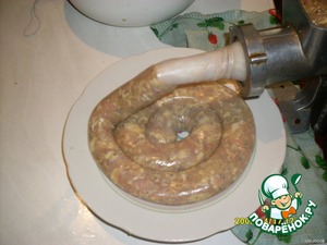 Домашняя колбаса в банке – кулинарный рецепт