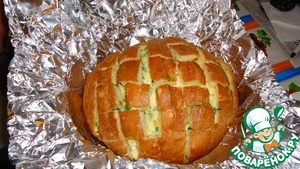 Рецепт Вариант подачи хлеба с сыром и чесноком