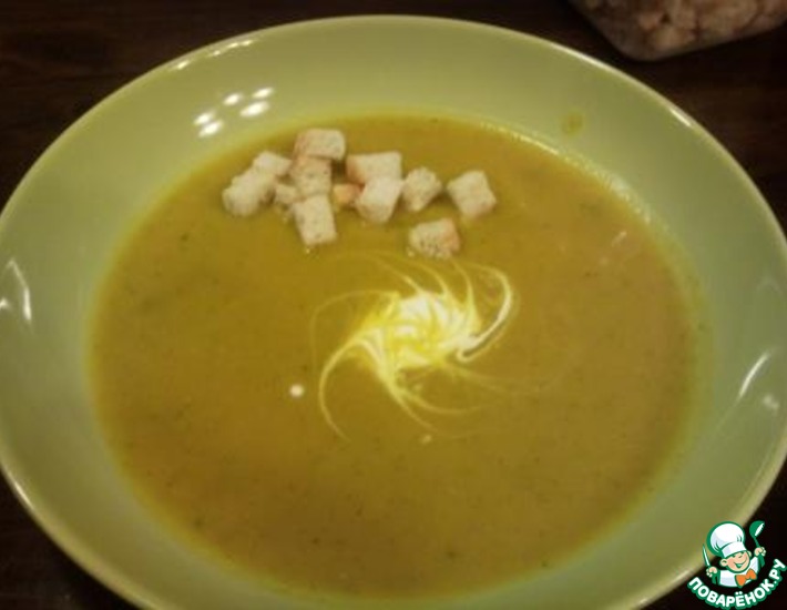 Рецепт: Суп из тыквы с чечевицей