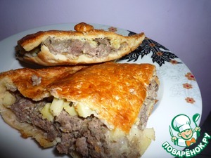 Рецепт Пирог с мясом и картофелем