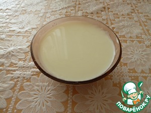 Рецепт Молочное желе