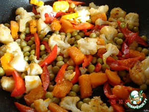 Рагу из тыквы с кабачком и цветной капустой — рецепт с фото пошагово