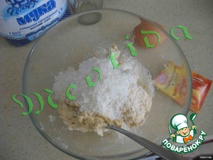 Печенье "Гнездо снеговика" – кулинарный рецепт