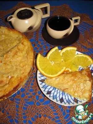Рецепт Хлебная запеканка с миндалем