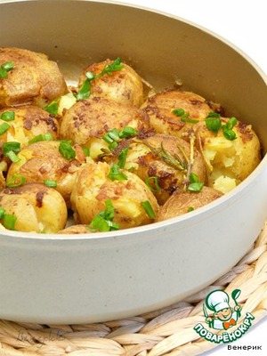 Рецепт "Запечeнный" картофель (Pommes de terre  fondantes)