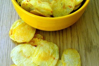 Вкусные и хрустящие Картофельные чипсы на сковороде