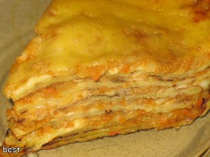 Рецепт Оригинальный картофельный торт "А-ля лазанья"