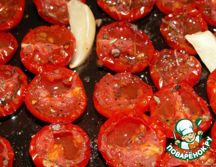 Рецепт: Вяленые помидоры