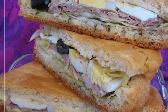 Рецепт: Тунисский сэндвич