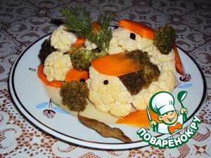 Рецепт Маринованная закуска  "Хороша капустка... "