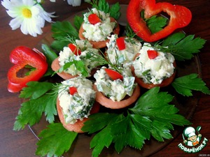Рецепт Колбасные "тарелочки" с салатом