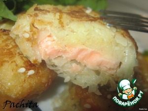 Рецепт Рыба в картофельно-яблочной корочке