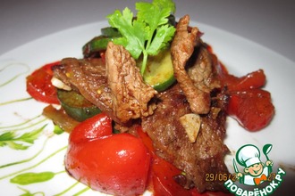 Рецепт: Мясное блюдо уйгурской кухни Тархамяк сяй