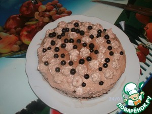 Рецепт Шоколадно-смородиновый торт