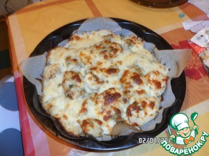 Рецепт Картофель, запеченный с сыром сулугуни