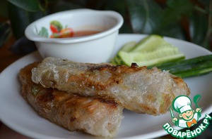 Рецепт Спринг-роллы с курицей в соусе терияки