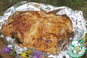 Рецепт Запеченное мясо для ленивого пикника