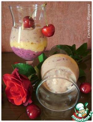 Рецепт Фруктово-ягодый десерт "Зарядись летом!"