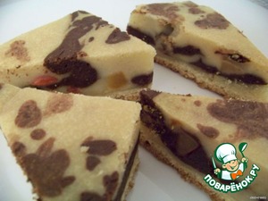 Рецепт Мраморное пирожное «olmora»