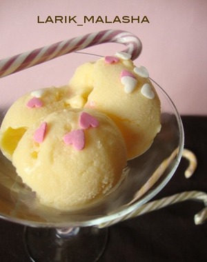Рецепт Крем-мороженое "Заварное"