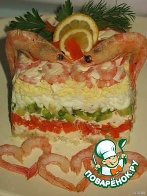 Salad shrimp 