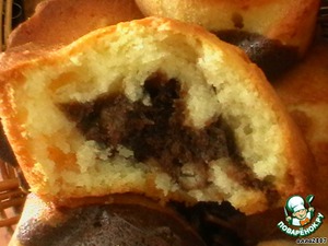 Рецепт Вкусные кексы-розочки на кефире