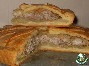 Рецепт Пирог с мясом и картофелем