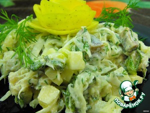 Рецепт Скандинавский селедочный салат