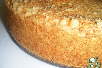 Рецепт: Творожно-абрикосово-маковый пирог