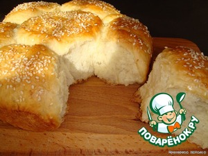 Рецепт Хлеб "Ромашка"