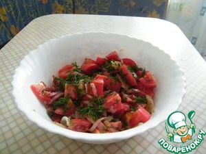 Рецепт Салат с помидорами "Семейный"