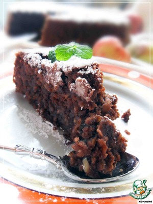 Рецепт Шоколадно-яблочный пирог