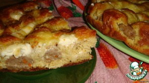 Рецепт Пирог с фрикадельками