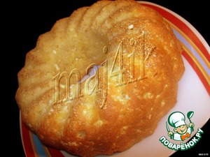 Рецепт Сырный кекс-пирог "Быстро и вкусно"