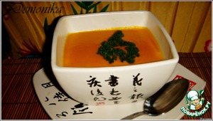 Рецепт Японский морковный суп-пюре