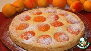 Рецепт Пирог с творогом и абрикосами